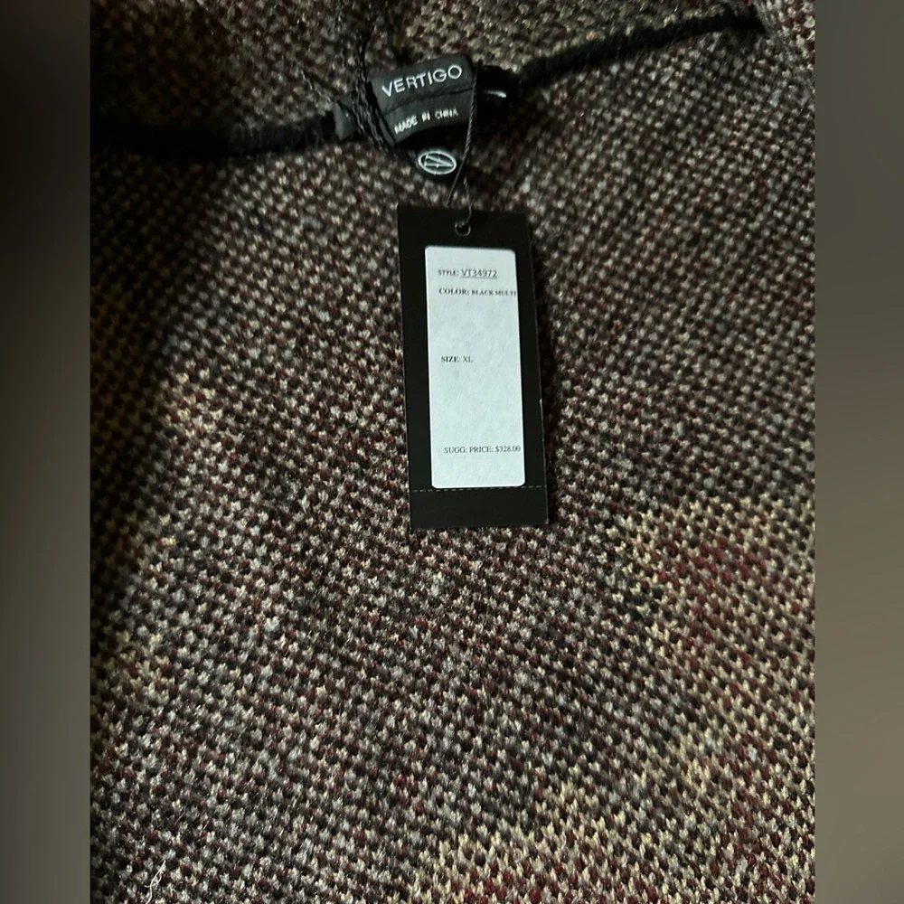 Vertigo Paris Floral and Geometric Duster, Size XL, NWT